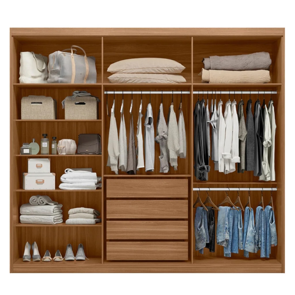 GUARDA ROUPA DALILA 100% MDF - DEMOBILE